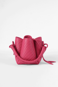 Tulip Mini Bucket Bag, Pink.