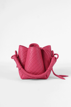 Tulip Mini Bucket Bag, Pink.