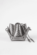 Tulip Mini Bucket Bag, Titanium. Limited Edition
