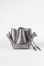 Tulip Mini Bucket Bag, Titanium. Limited Edition