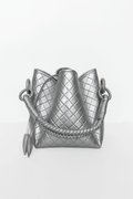 Tulip Bucket Bag, Silver. Limited Edition