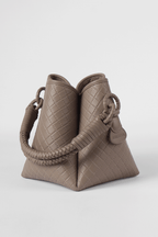 Tulip Bucket Bag, Taupe