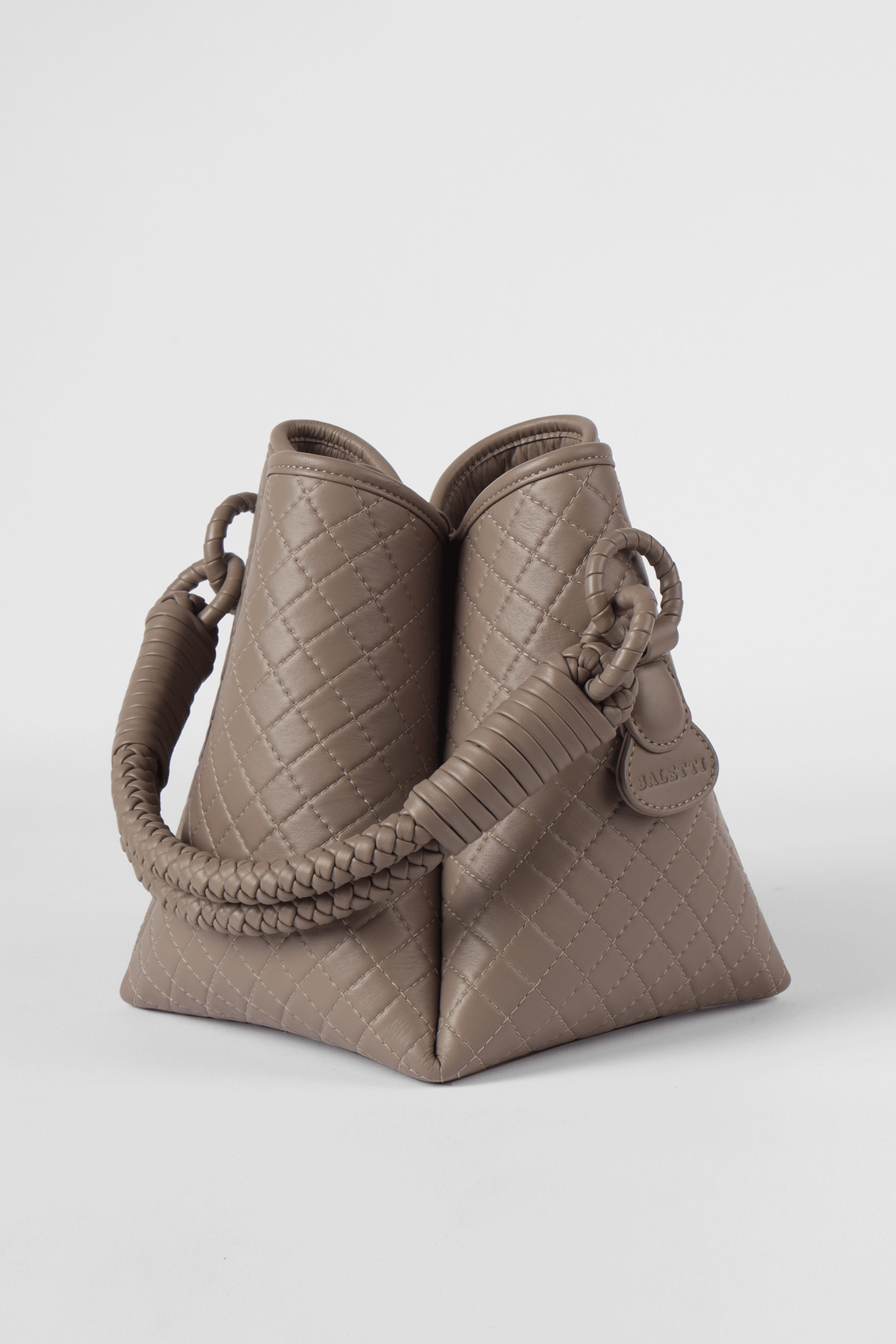 Tulip Bucket Bag, Taupe