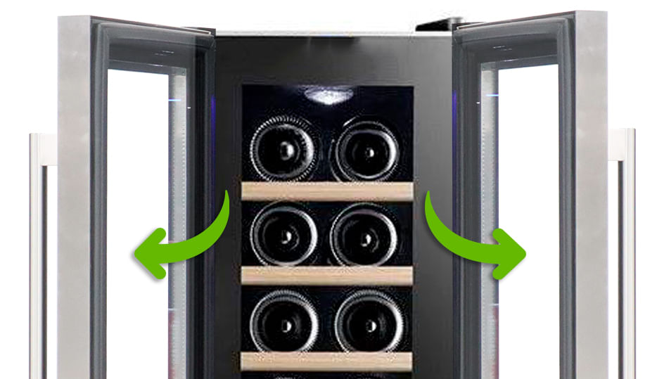 Vinera DRIJA LED Acero Inoxidable TEMPRANILLO 8