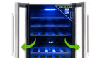 Vinera DRIJA LED Inverter Acero Inoxidable MERLOT 29