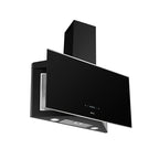 Extractor de Grasa DRIJA LED Vidrio Templado Negro TRAPEZIO 90 BLACK