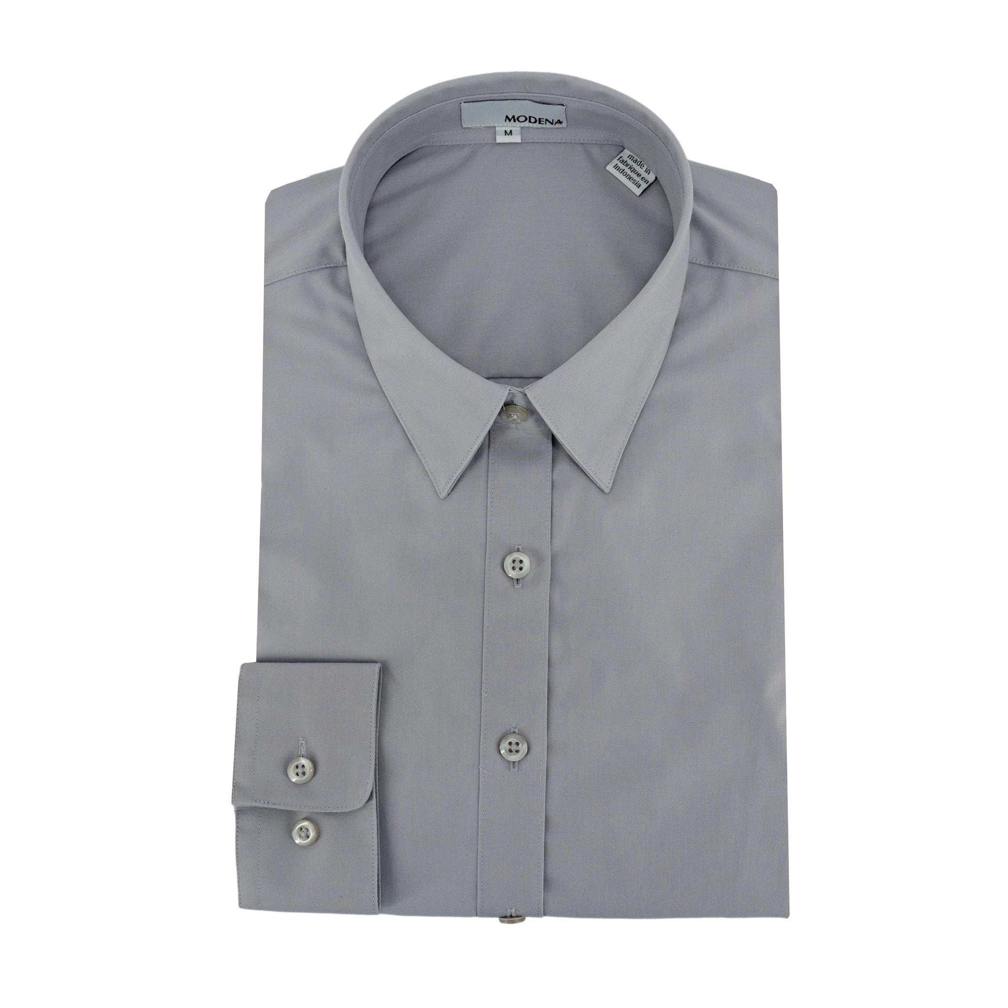 Camisa Modena Mangas Largas Lisa P/ Damas by Modena