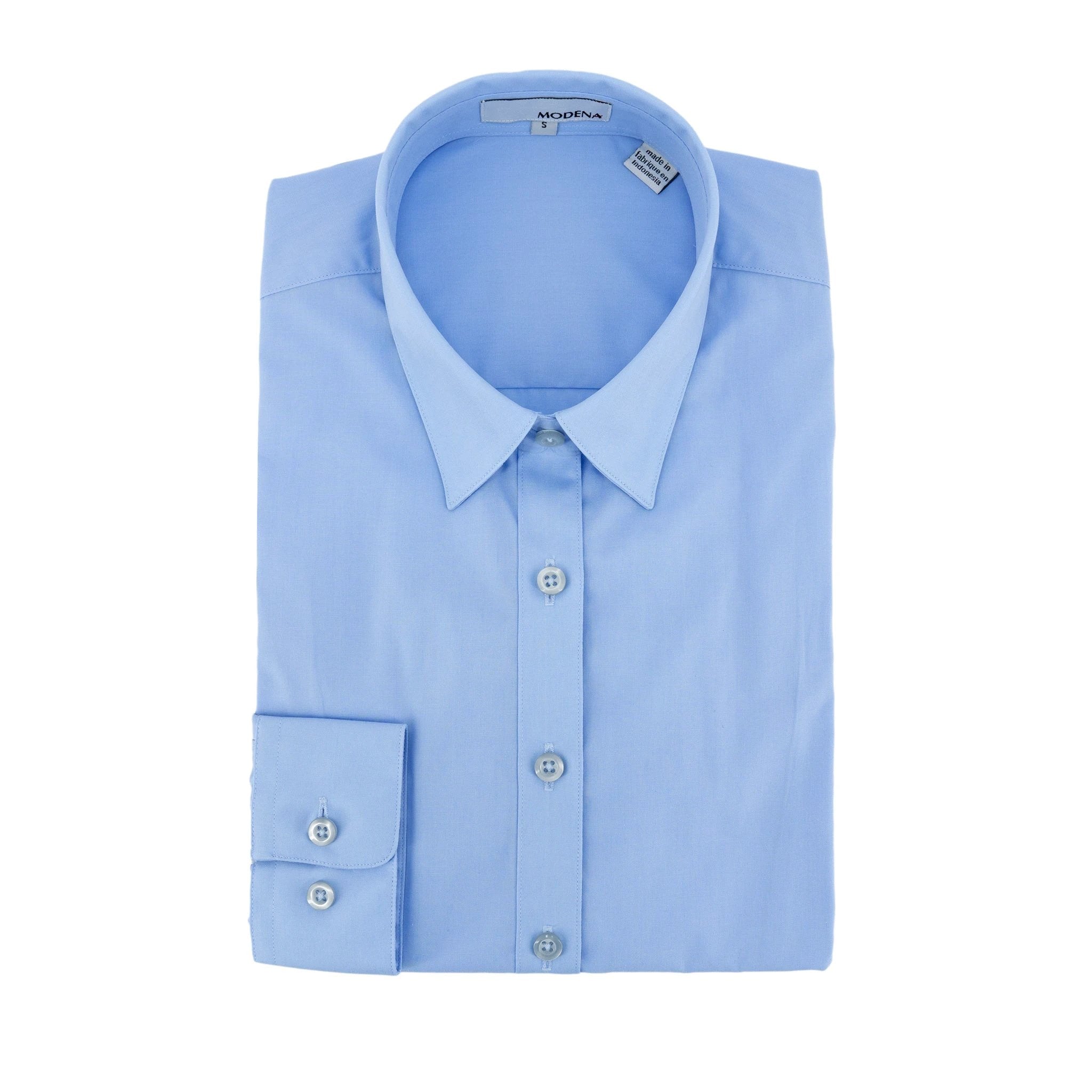Camisa Modena Mangas Largas Lisa P/ Damas by Modena
