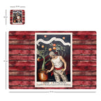 Individuales Reversibles set de 6 rectangular 41*27 cm + 6 Portavasos Union