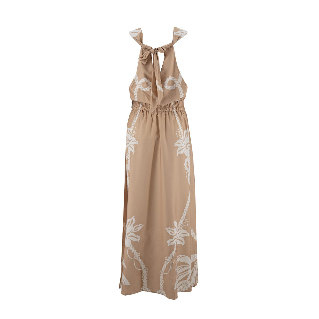 Vestido Sofia S sin Mangas Estampado para Damas