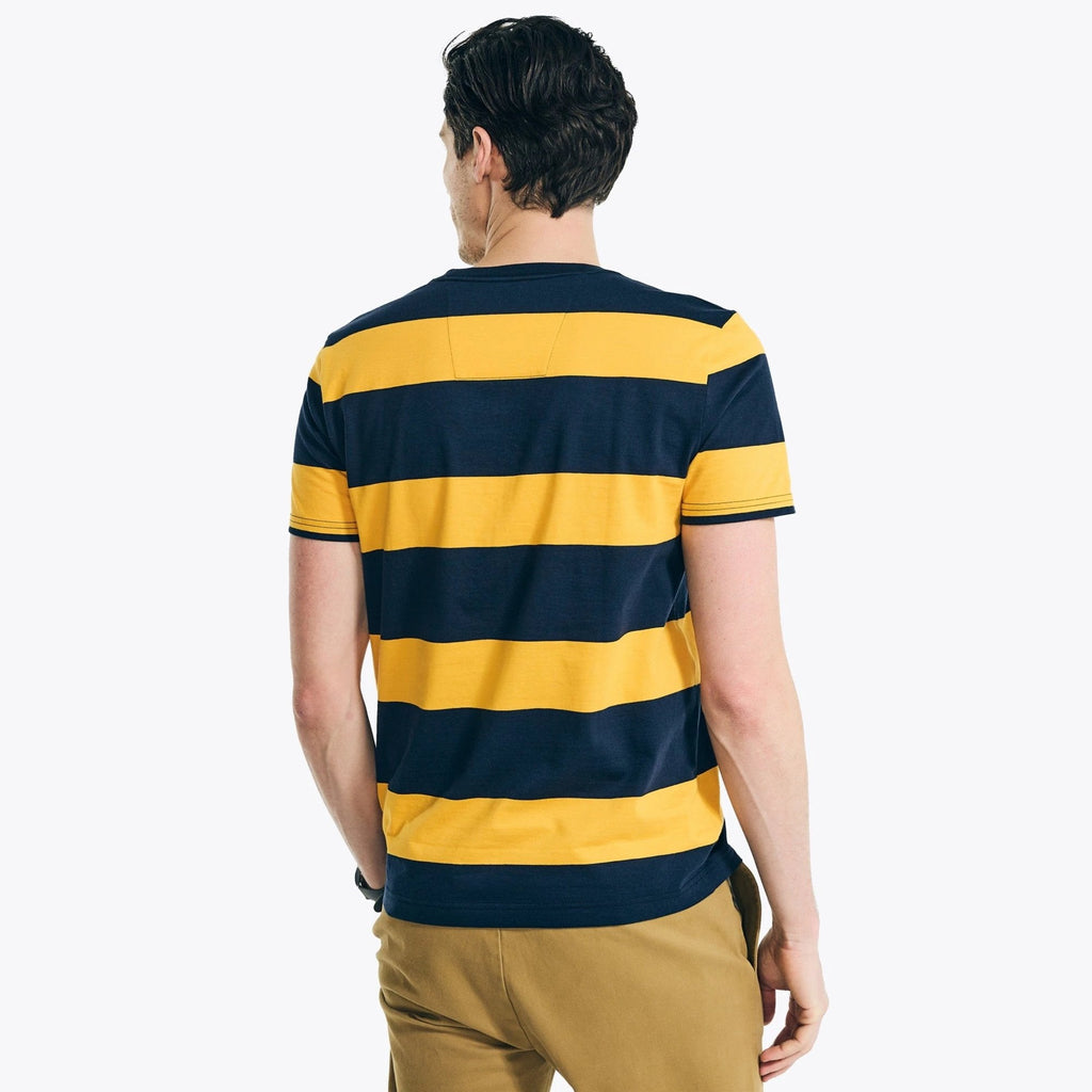 Camiseta Nautica Mangas Cortas Rayas Con Bolsillos Para Caballeros by Nautica