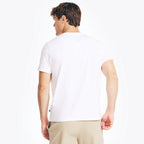 Camiseta Nautica Mangas Cortas Lisa P/ Caballeros V71008-1BW by Nautica