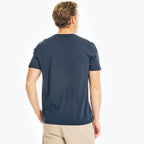 Camiseta Nautica Mangas Cortas Lisa Cuello V Para Caballeros by Nautica