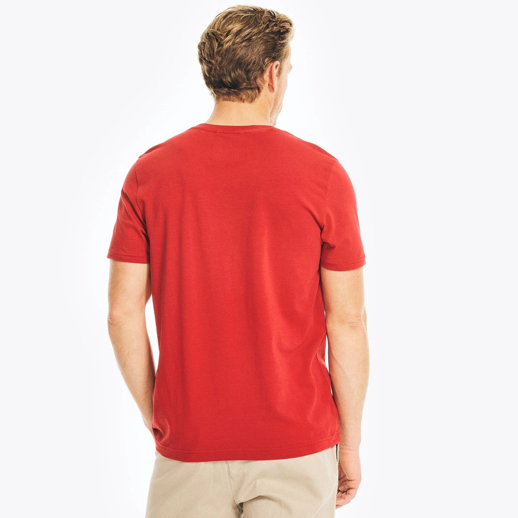 Camiseta Nautica Mangas Cortas Lisa Cuello V Para Caballeros by Nautica