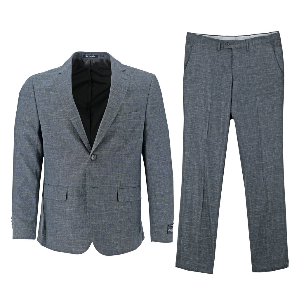 Traje Guy Laroche 2 Botones Jaspeado Para Caballeros by Guy Laroche
