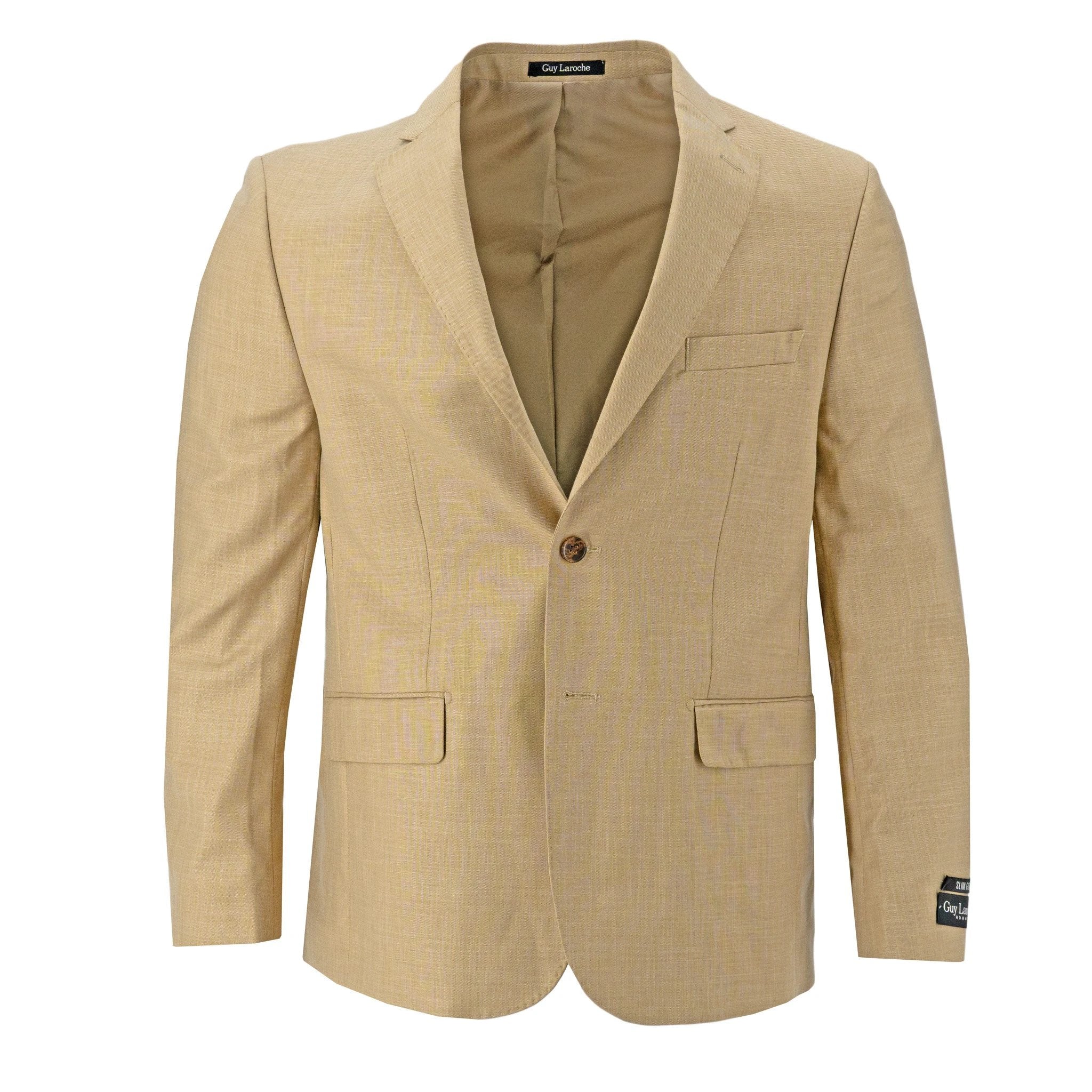Traje Guy Laroche 2 Botones Jaspeado Para Caballeros by Guy Laroche