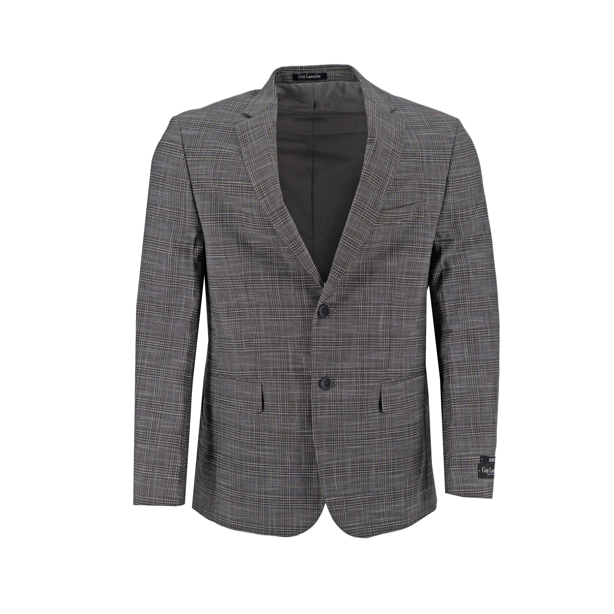 Traje Guy Laroche 2 Botones Cuadros para Caballeros