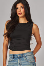 Blusa Love Poem sin Mangas Lisa para Damas – vista 4