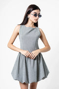 VESTIDO CORTO CUADROS E-C 8449 - Kliquea