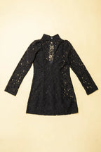 BH VESTIDO CORTO ENCAJE 8195.