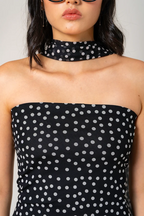 VESTIDO CORTO MESH B-M 9407.