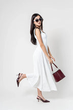 VESTIDO LARGO CONTRASTE B-C 8167.