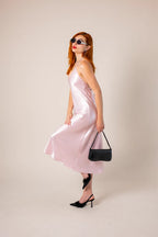 VESTIDO SATIN LARGO E-M 8563.