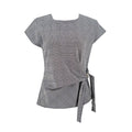 Blusa Adrienne Vittadini sin Mangas Cuadros para Damas