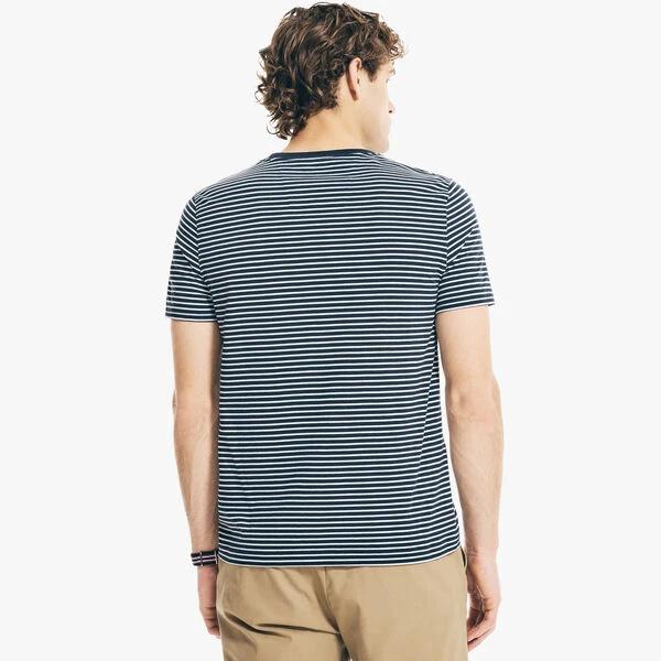 Camiseta Nautica Mangas Cortas Rayas P/ Caballeros VR0100-4NV by Nautica