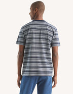 Camiseta Nautica Mangas Cortas Rayas para Caballeros