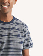 Camiseta Nautica Mangas Cortas Rayas para Caballeros