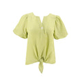 Blusa Adrienne Vittadini Mangas Cortas Rayas para Damas