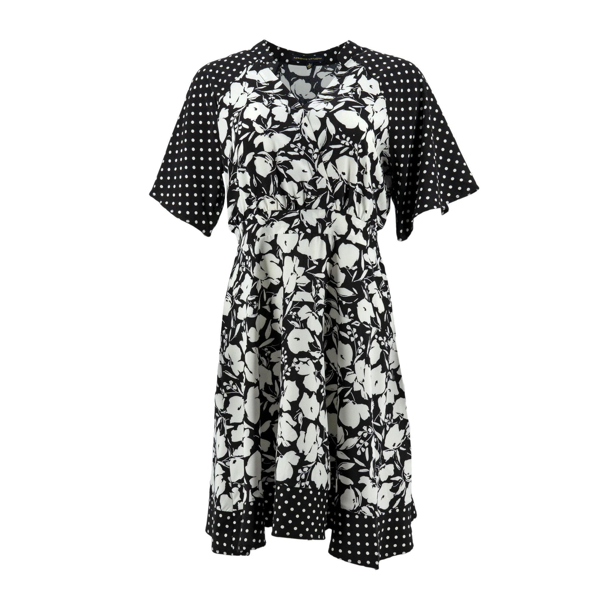 Vestido Adrienne Vittadini Mangas Cortas Estampado P/ Damas by Adrienne Vittadini
