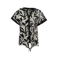 Blusa Adrienne Vittadini Mangas Cortas Estampado para Damas