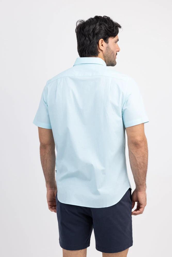 Camisa Nautica Mangas Cortas Lisa Para Caballeros by Nautica