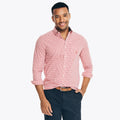 Camisa Nautica Mangas Largas Cuadros para Caballeros
