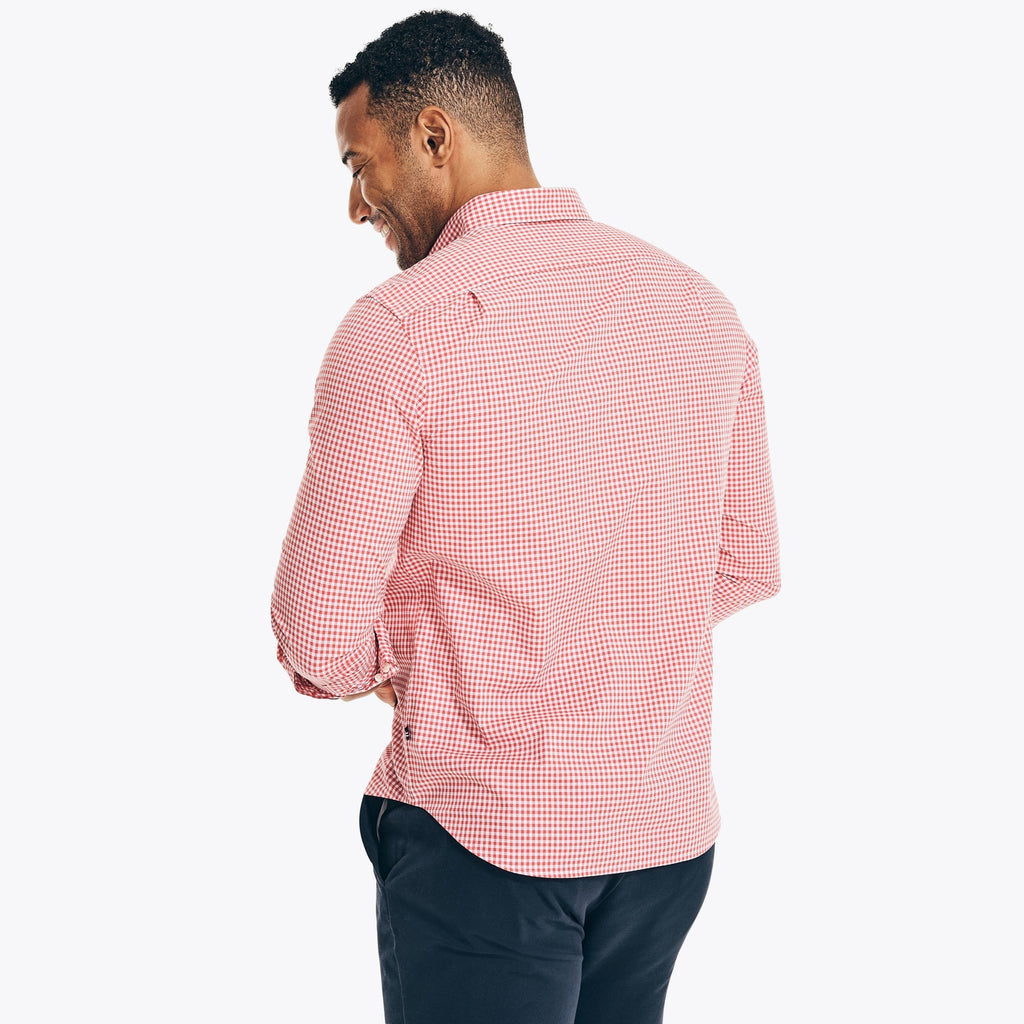 Camisa Nautica Mangas Largas Cuadros para Caballeros