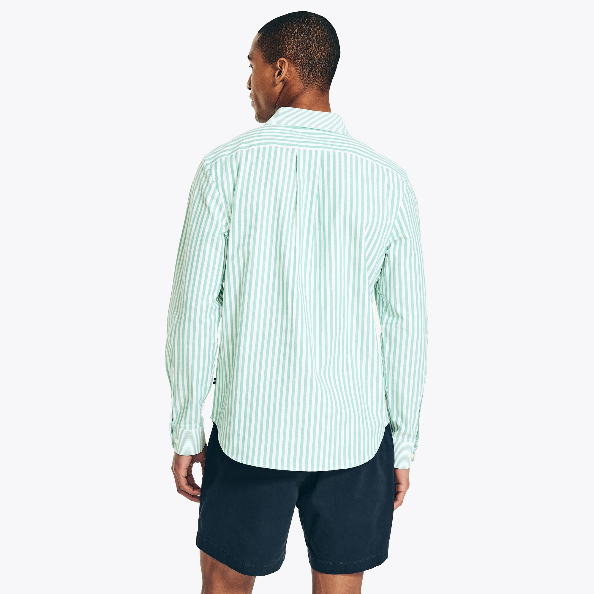 Camisa Nautica Mangas Largas Rayas para Caballeros