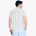 Camisa Nautica Mangas Cortas Rayas P/ Caballeros W35300 by Nautica