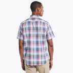 Camisa Nautica Mangas Cortas Cuadros P/ Caballeros W36101 by Nautica