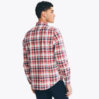 Camisa Nautica Mangas Largas Cuadros P/ Caballeros W36200-6GT by Nautica