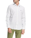 Camisa Nautica Mangas Largas Estampada para Caballeros