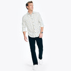 Camisa Nautica Mangas Largas Estampado para Caballeros