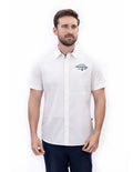 Camisa Nautica Mangas Cortas Lisa Para Caballeros by Nautica