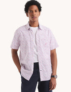 Camisa Nautica Mangas Cortas Estampada Para Caballeros by Nautica