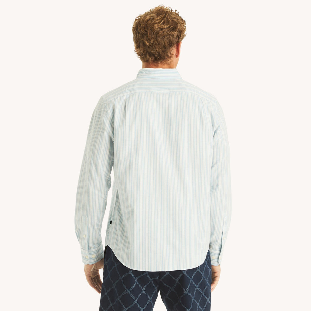 Camisa Nautica Mangas Largas Rayas para Caballeros