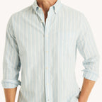 Camisa Nautica Mangas Largas Rayas para Caballeros
