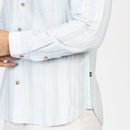 Camisa Nautica Mangas Largas Rayas para Caballeros