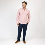 Camisa Nautica Mangas Largas Cuadros para Caballeros