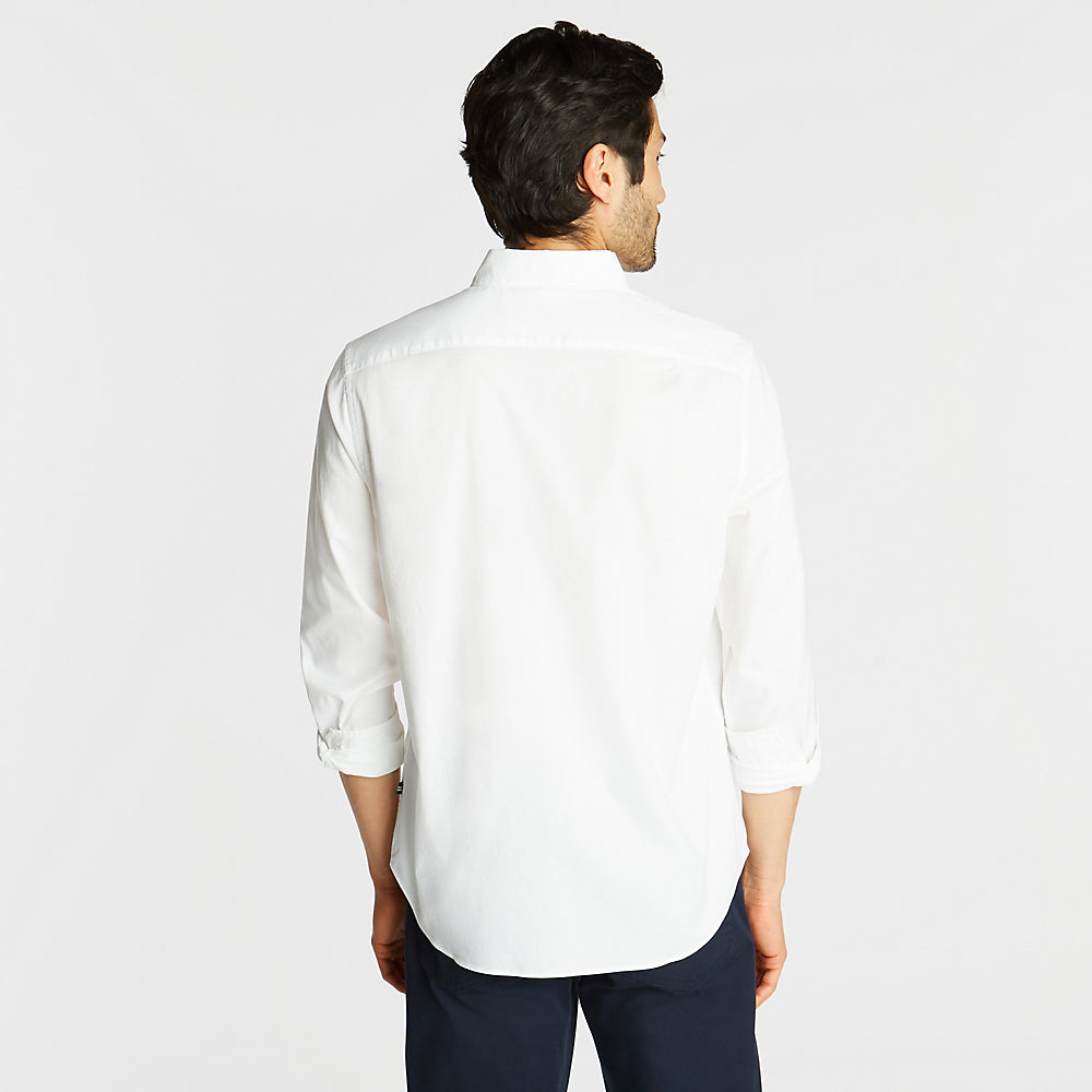 Camisa Nautica Mangas Largas Lisa para Caballeros